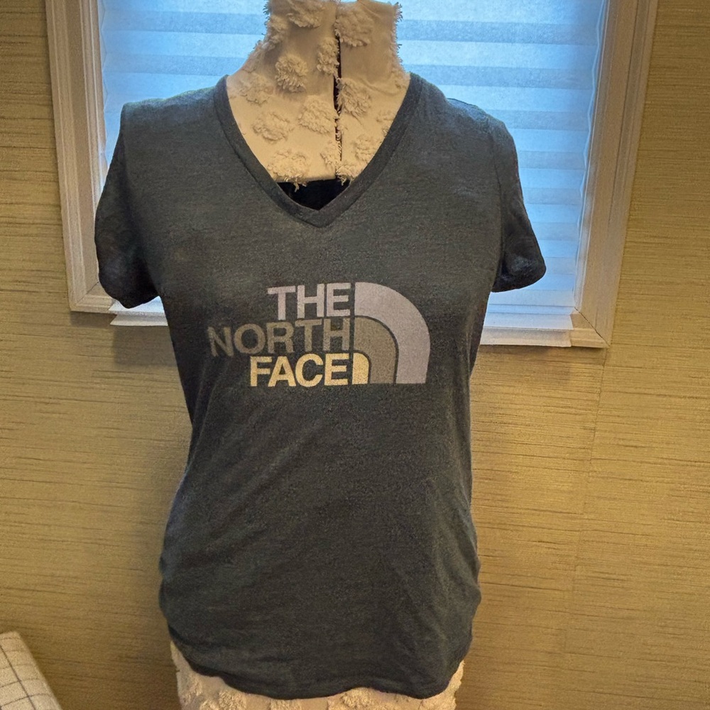 The North Face Women's Blue V-Neck Tee